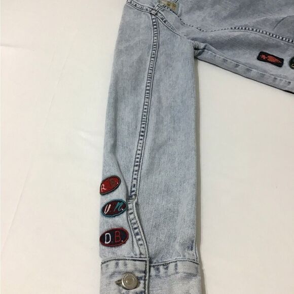 ZARA TRF Denim Jacket Trucker Style Size Medium - Picture 12 of 16